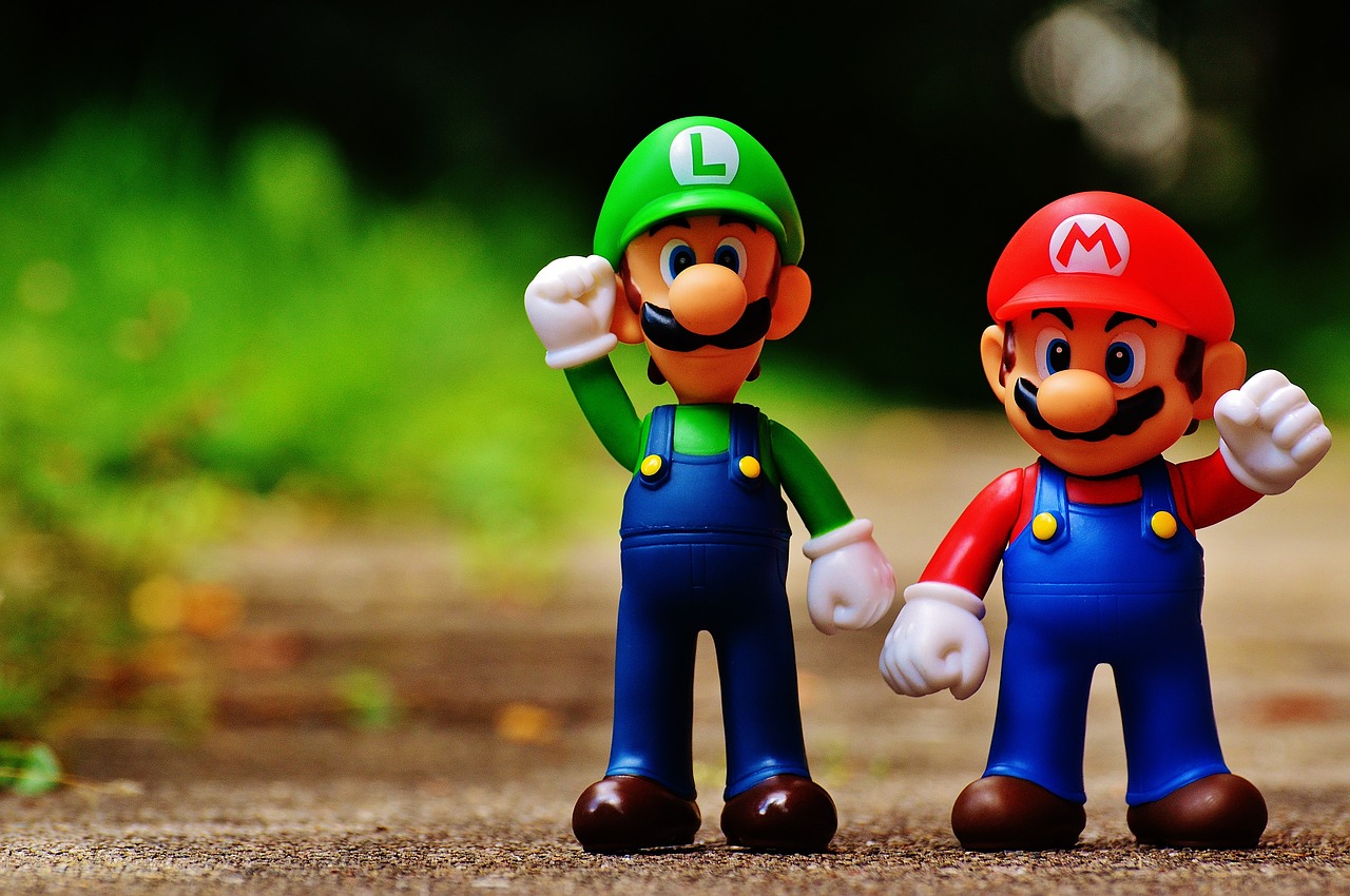 Luigi and Mario Pixabay 2