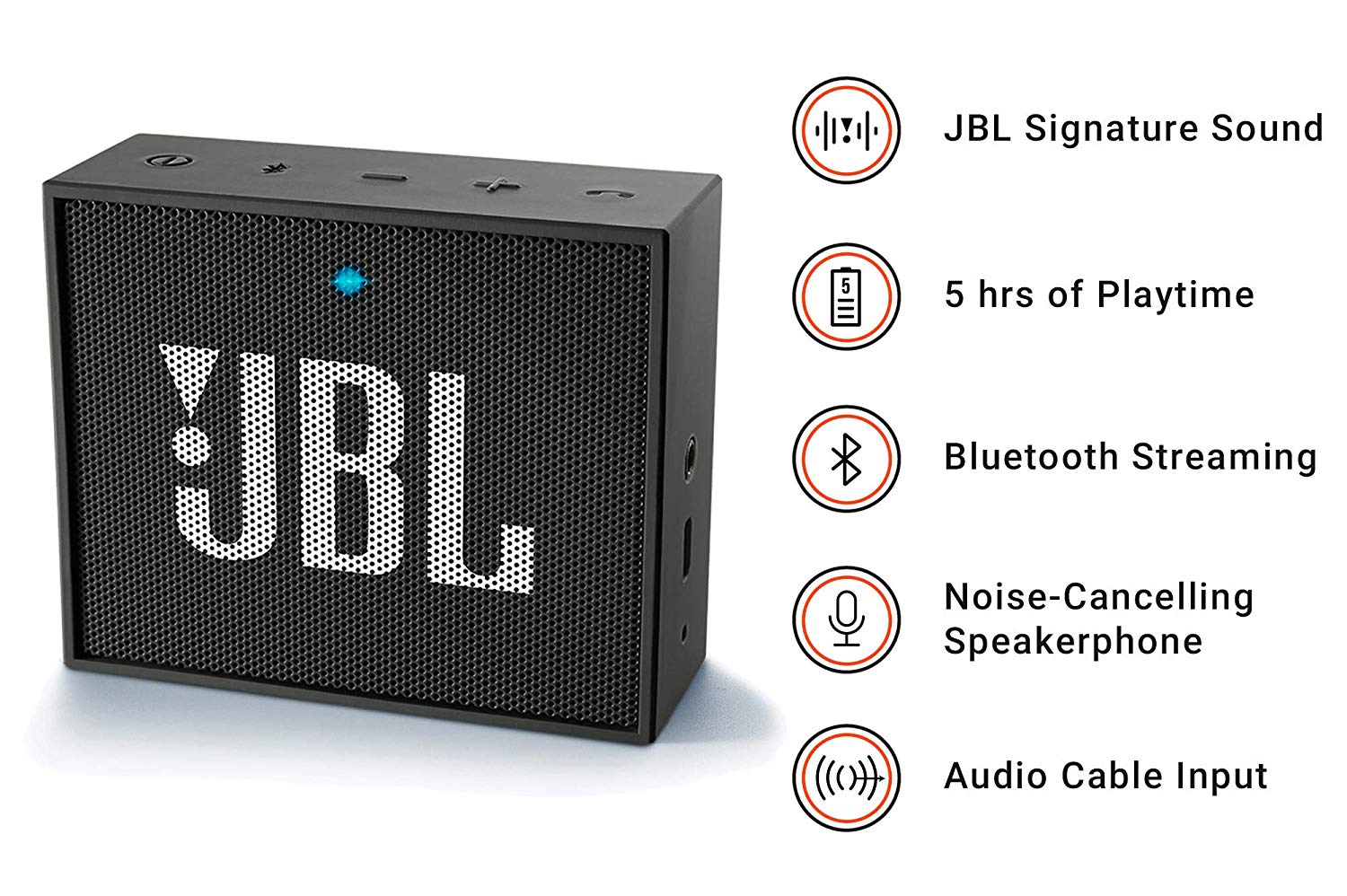 Jbl Go 2 Portable Bluetooth Waterproof Housing Ipx7 Speaker New Model