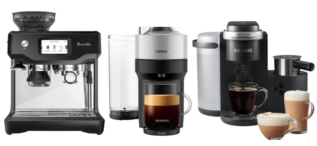 a group of best coffee machines in 2024