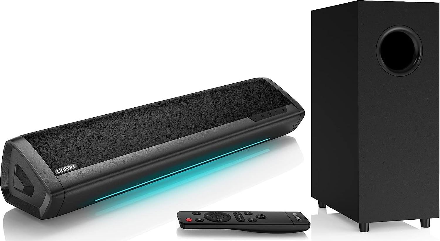 Saiyin Sound Bars for TV with subwoofer