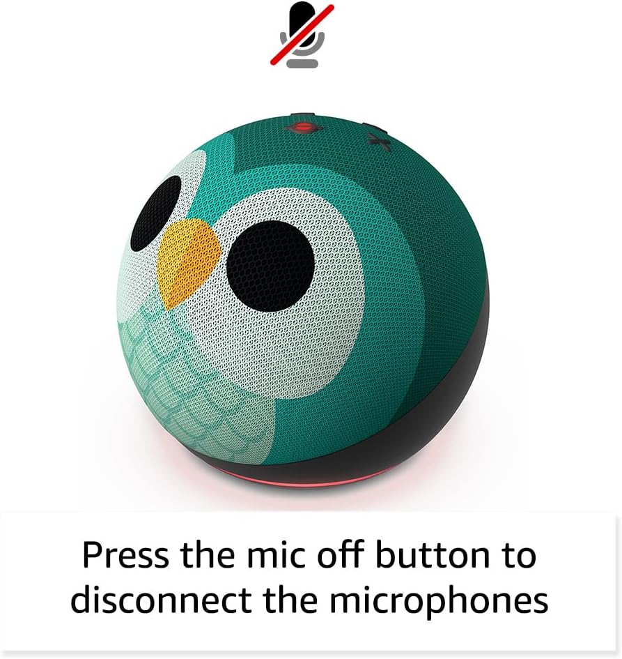 Echo Dot 5th Gen Kids Owl 3