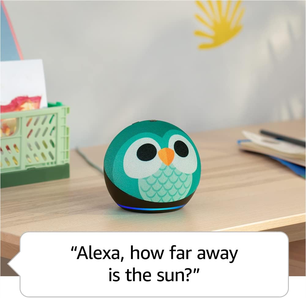 Echo Dot 5th Gen Kids Owl 4