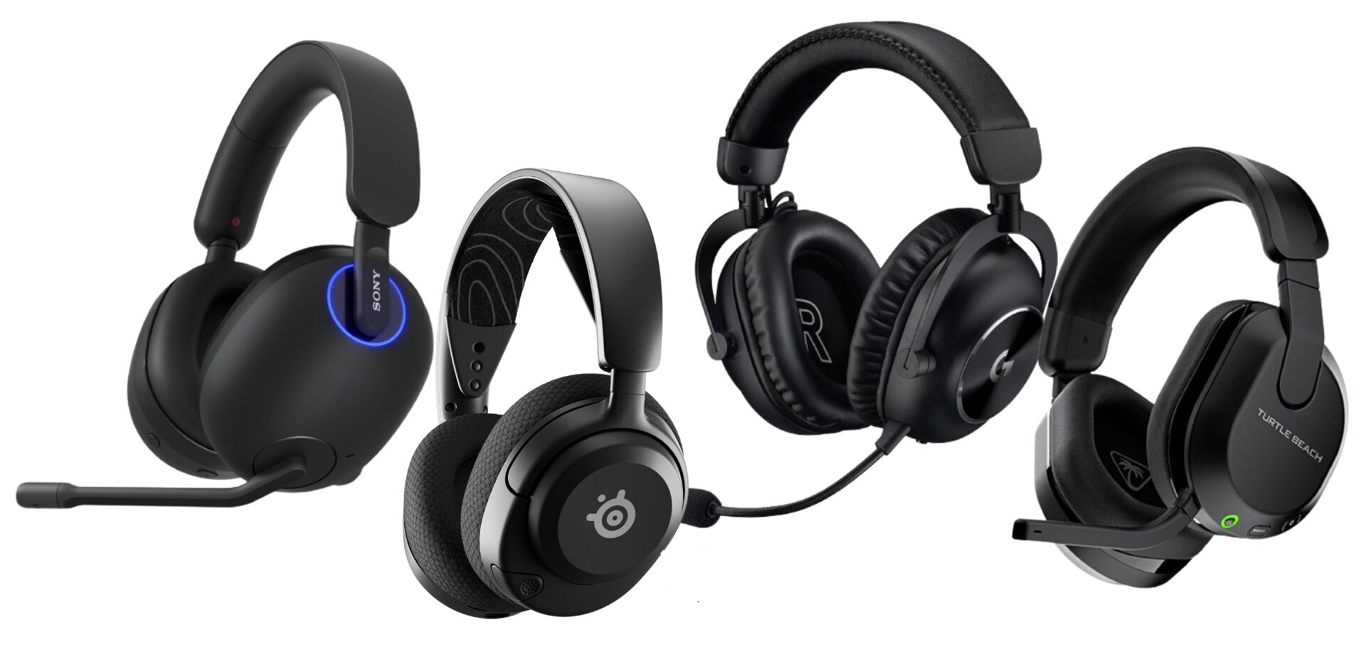 a group of best gaming headsets black 