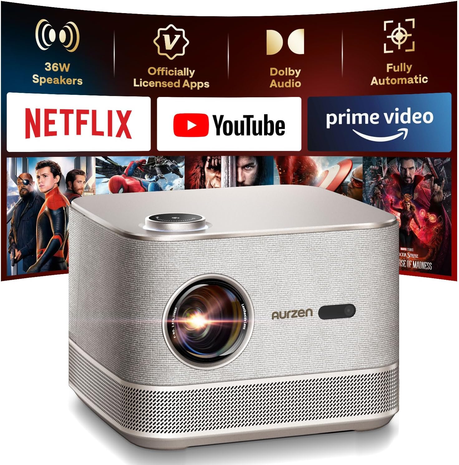 AURZEN BOOM 3 Smart Projector