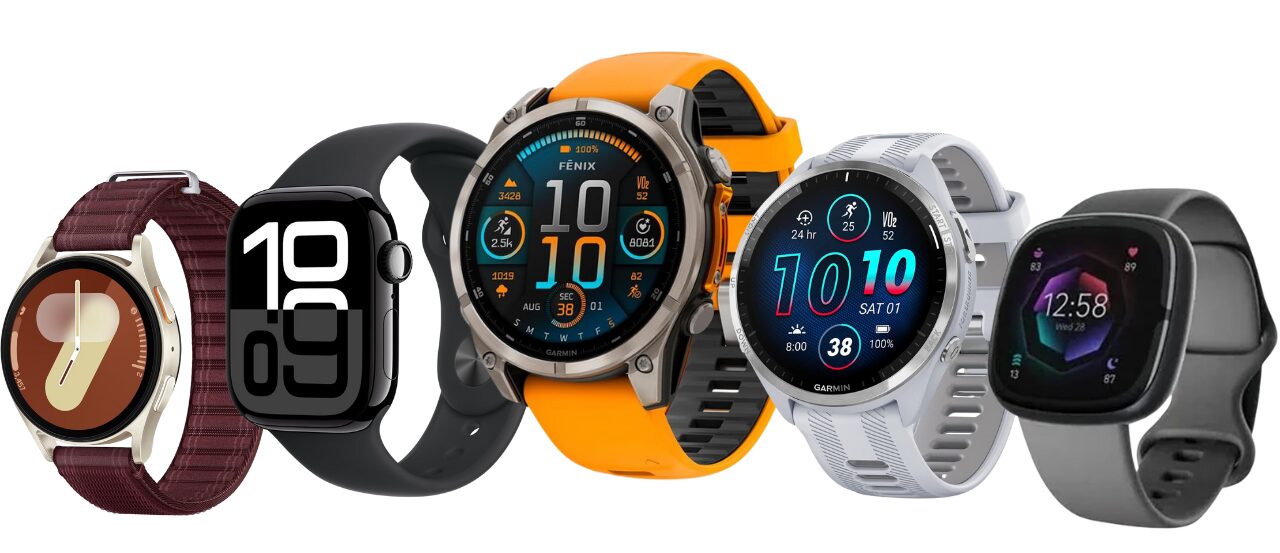 a group of best smart watches in 2025